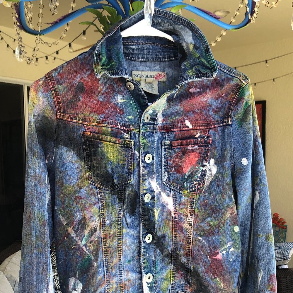 Hand Painted Denim Jacket
